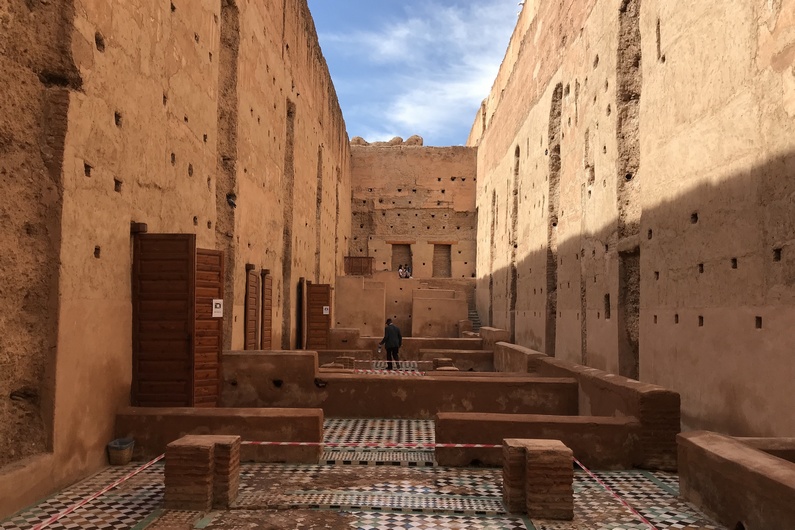 10 Maroko Marakes palác el Badi