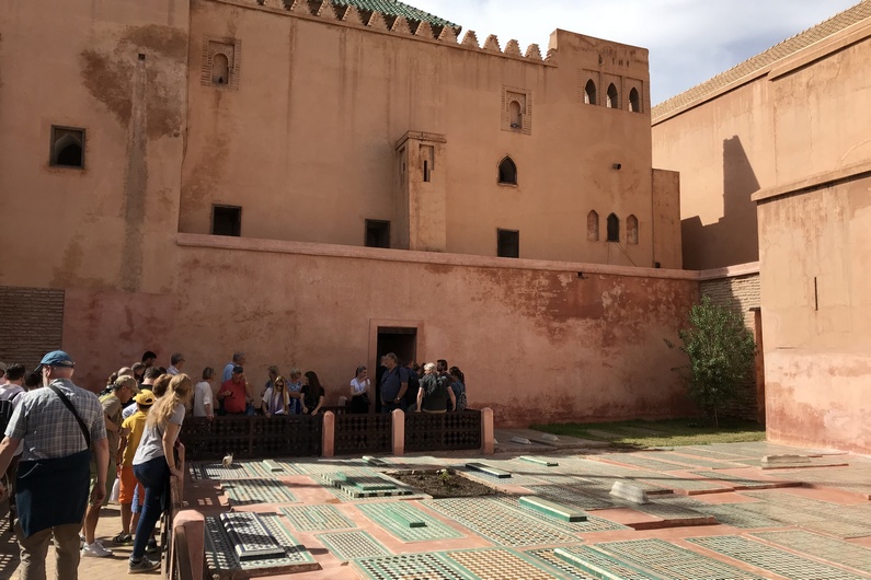 10 Maroko Marakes Saadovské hrobky