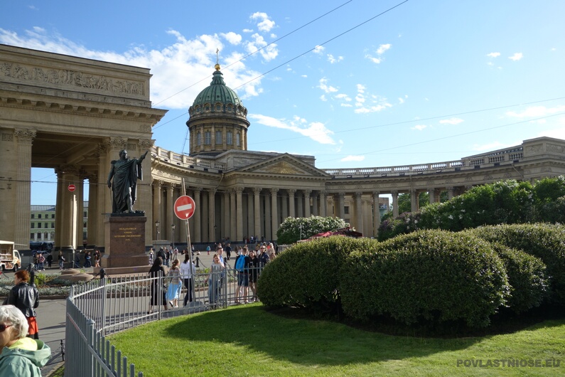 Petrohrad Kazaňská katedrála
